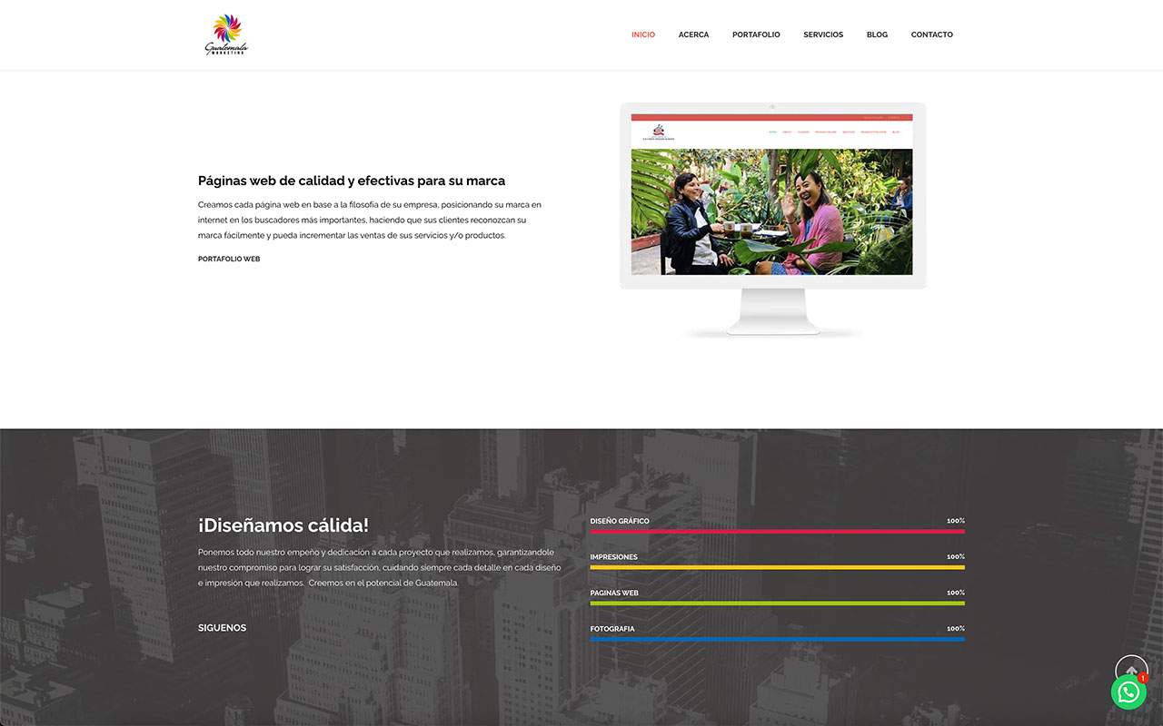 Guatemala Marketing pagina web digital home 