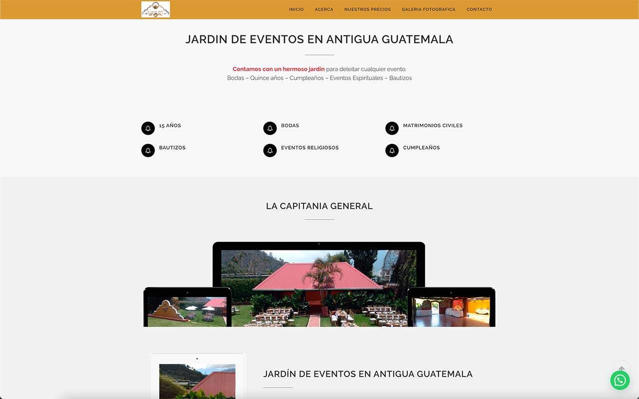 La Capitania General Guatemala Marketing pagina web diseno digital 