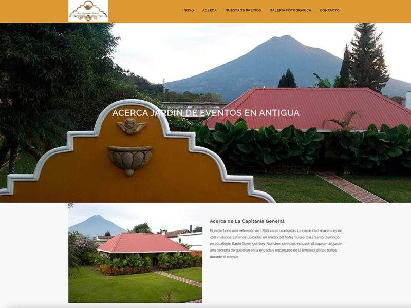 La Capitania General Guatemala Marketing pagina web diseno digital