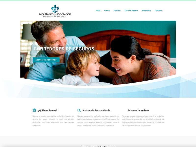 Montalvo   Asociados corredores de seguros Guatemala Marketing pagina web diseno grafico familia autos